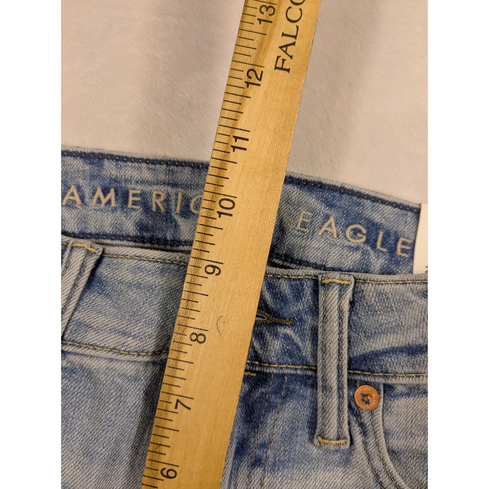American Eagle Outfitters Womens Slim Authentic Airflex Jeans 29x29 Distressed - Picture 12 of 14